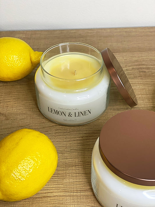Lemon & Linen Candle